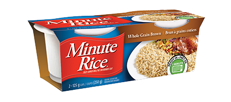 Minute Rice<sup>®</sup> Ready to Serve Whole Grain Brown Rice Cups